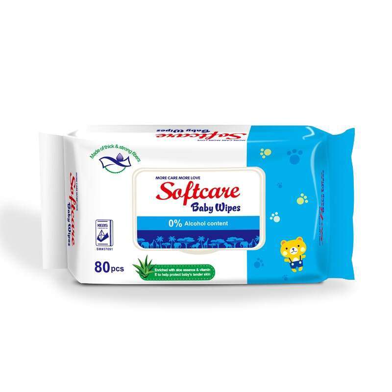 Soft care baby wipes